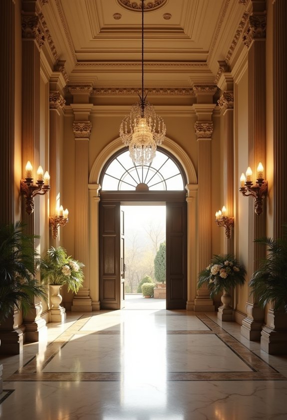 architectural elegance visual drama perceived height