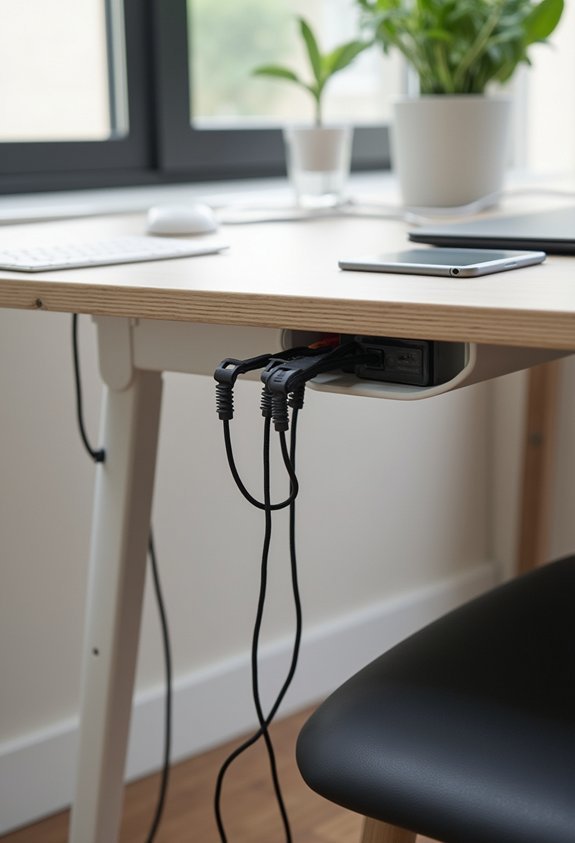 cable organization transforms workspace