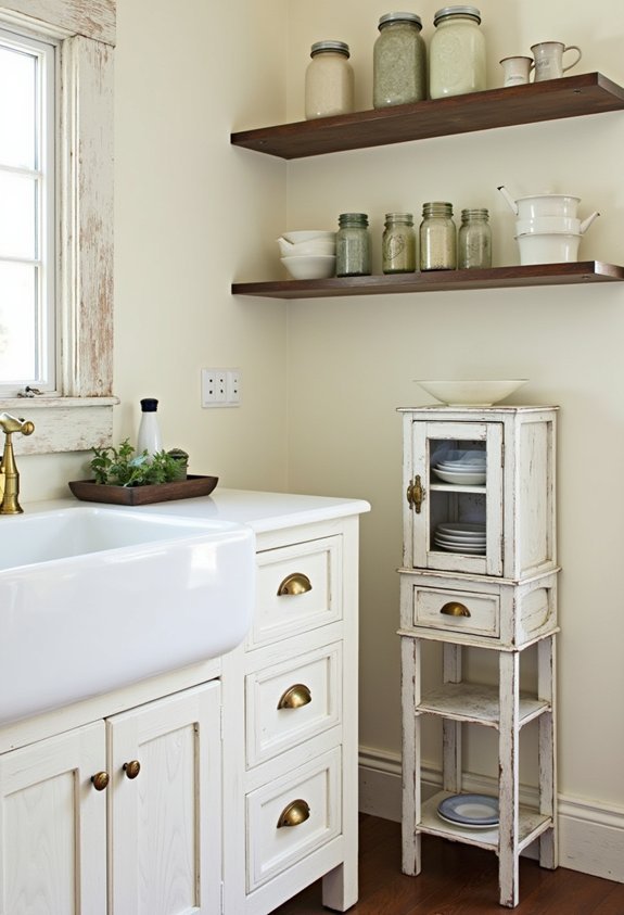 compact farmhouse cabinet design ideas