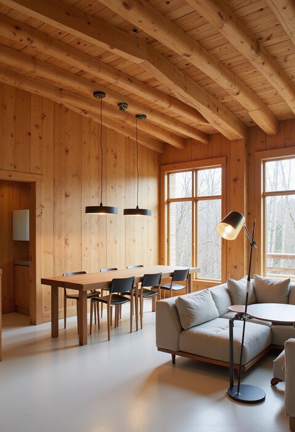 contemporary warm minimalist lighting