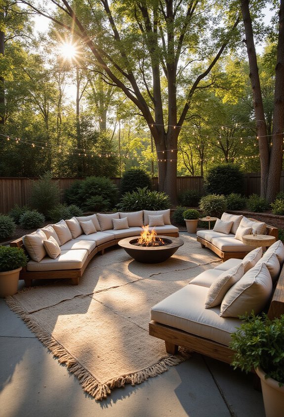 cozy relaxing versatile outdoor living room