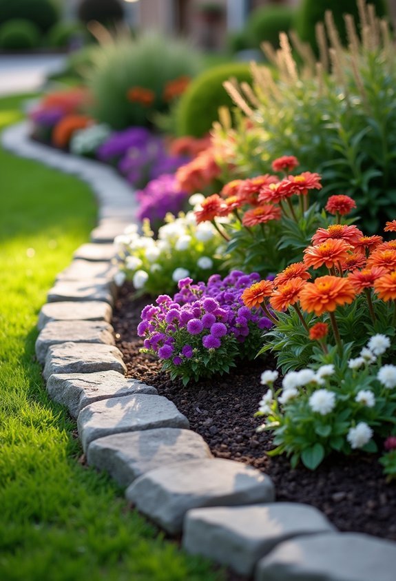 defined polished intentional landscape edging