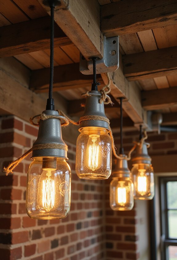 farmhouse charm minimal effort nostalgic lighting