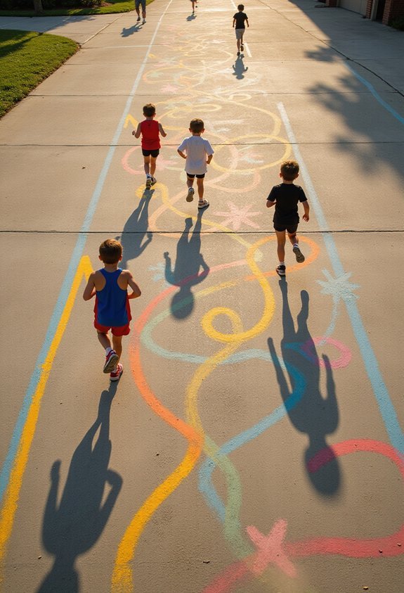 finish line racing victory celebration