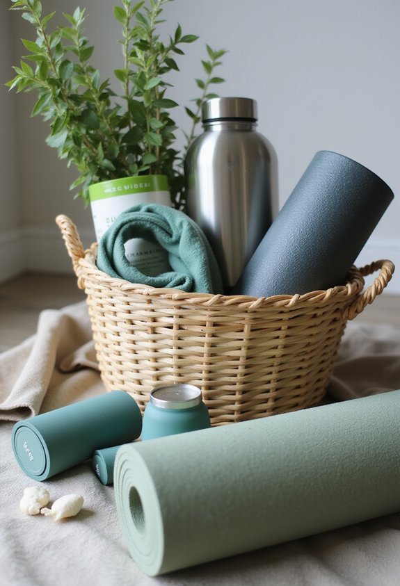 fitness enthusiast wellness gift basket