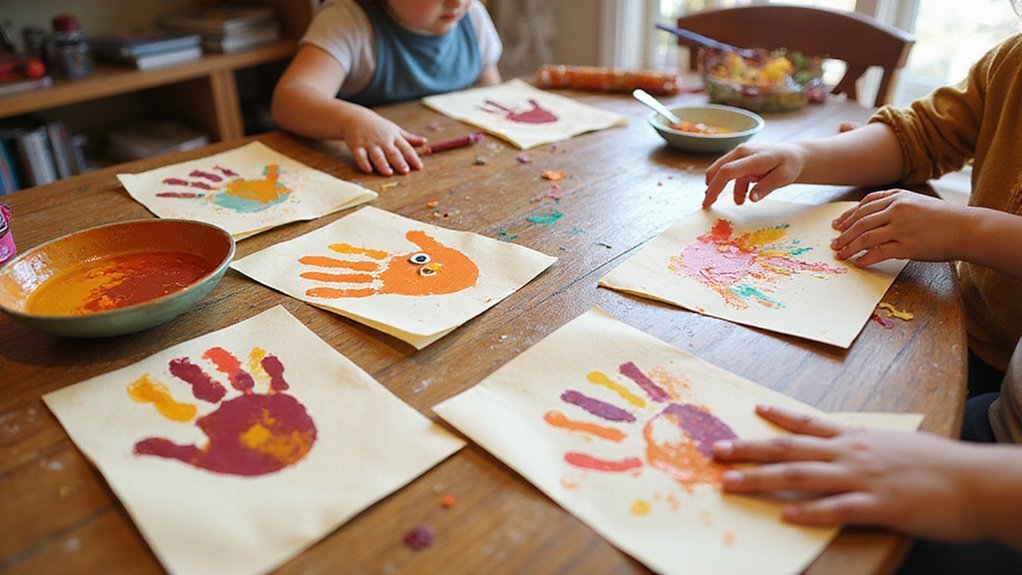 handprint turkey craft keepsake gifts