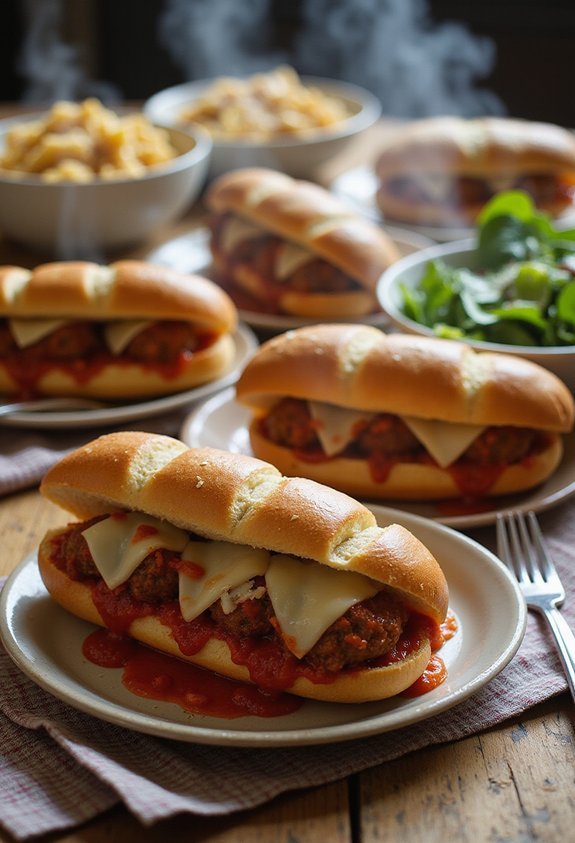 hearty efficient customizable family pleasing meatball subs