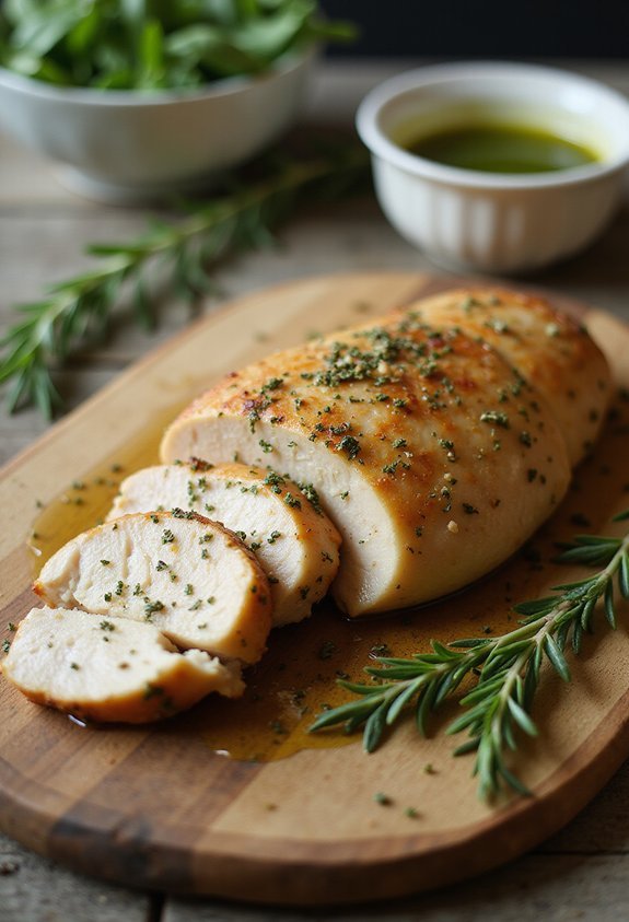 herb marinated tender portable flavorful chicken