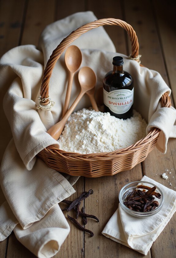 homemade baking essentials gift basket