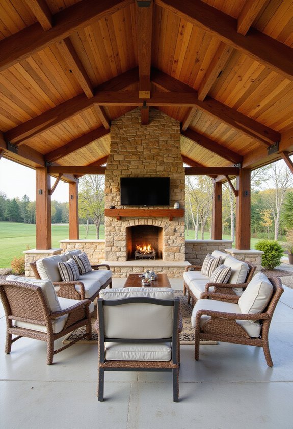 luxury fireplace premium sophistication