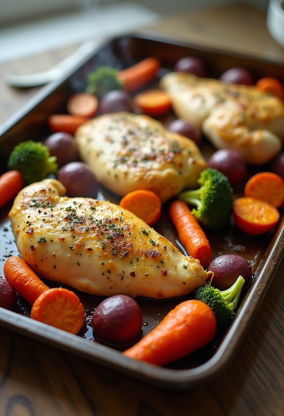 one pan minimal cleanup meal