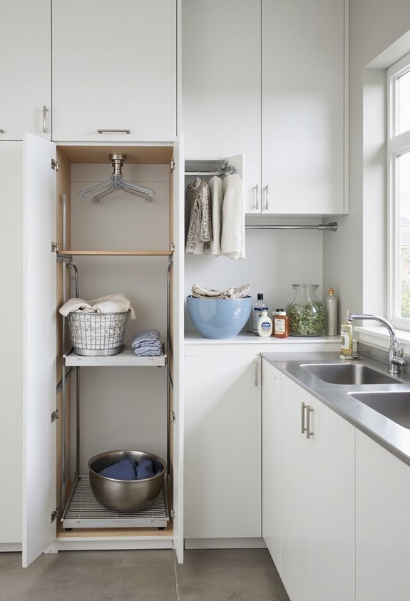 organized customizable functional polished laundry room