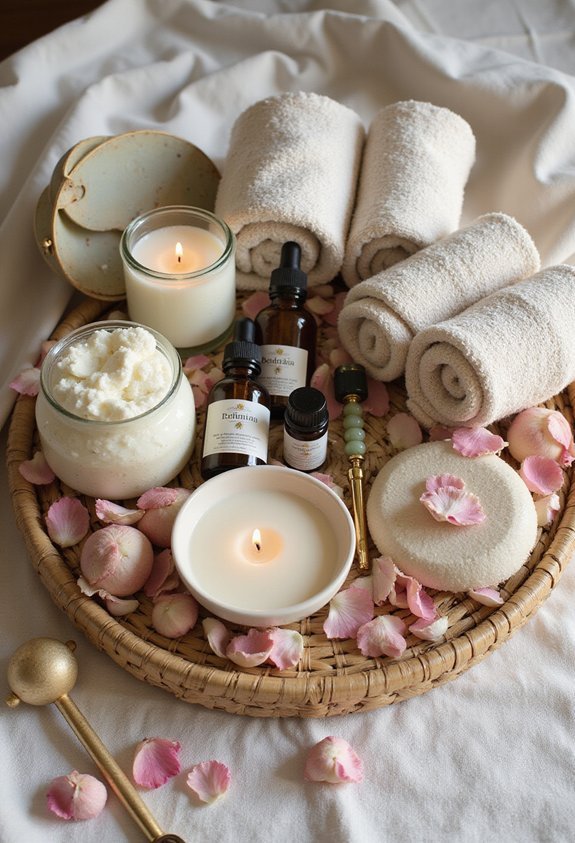 personal spa self care indulgence