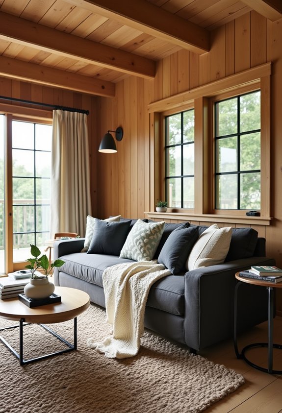 refined livable cabin aesthetic