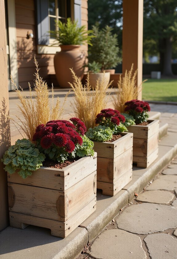 rustic textured layered seasonal