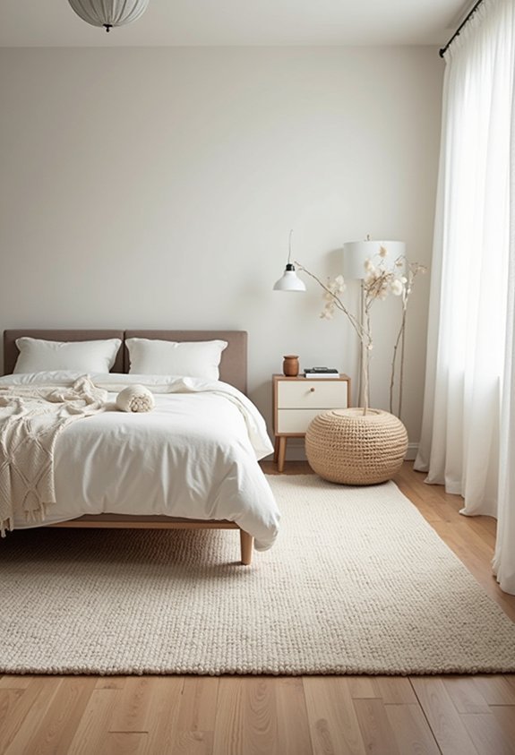 serene minimalist neutral calming