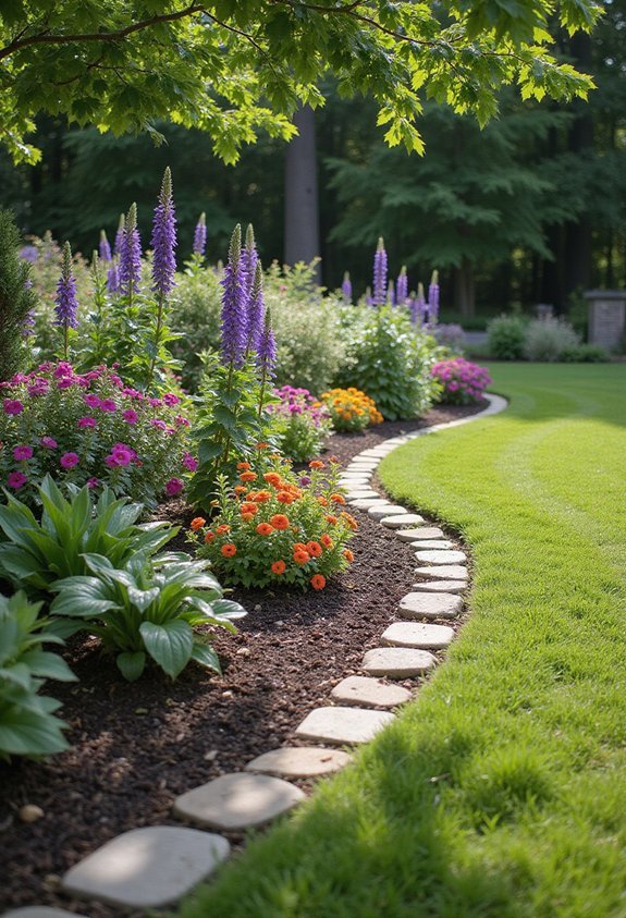 softening hard edges natural flow layered interest