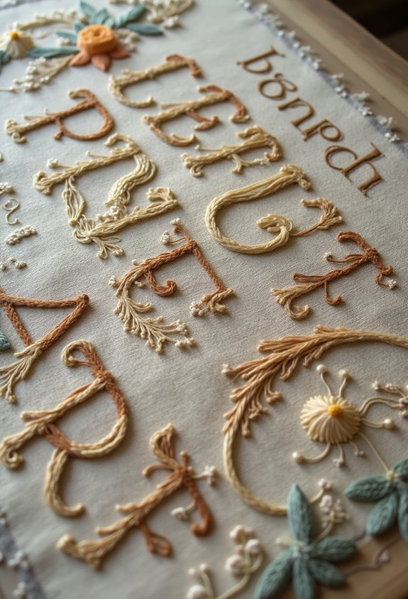 sophisticated elegant vintage serif designs