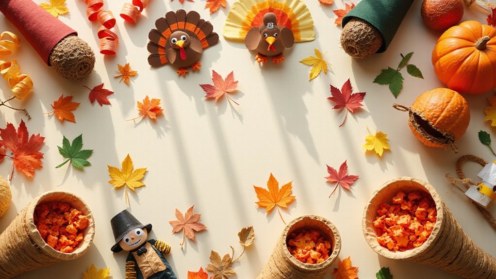 thanksgiving crafts for independent children