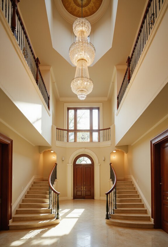 transformative foyer lighting focal point