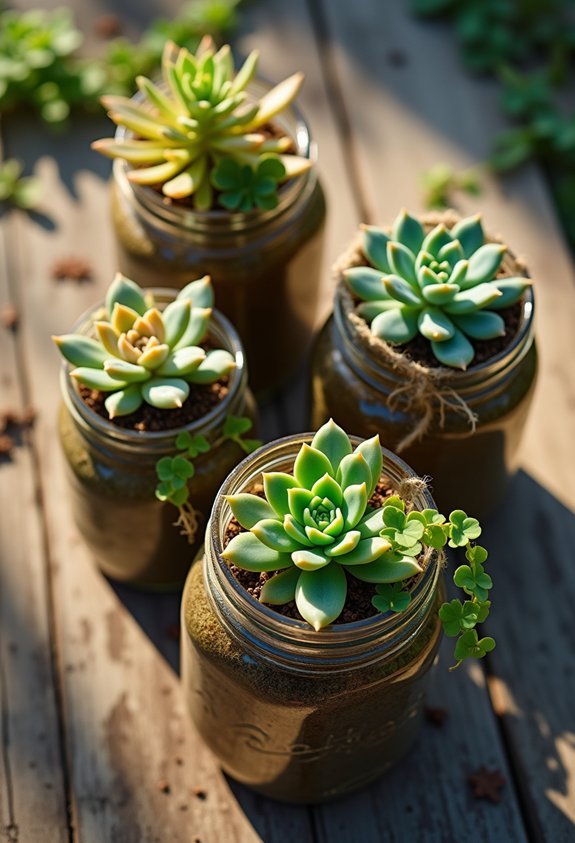 upcycle garden waste into planters