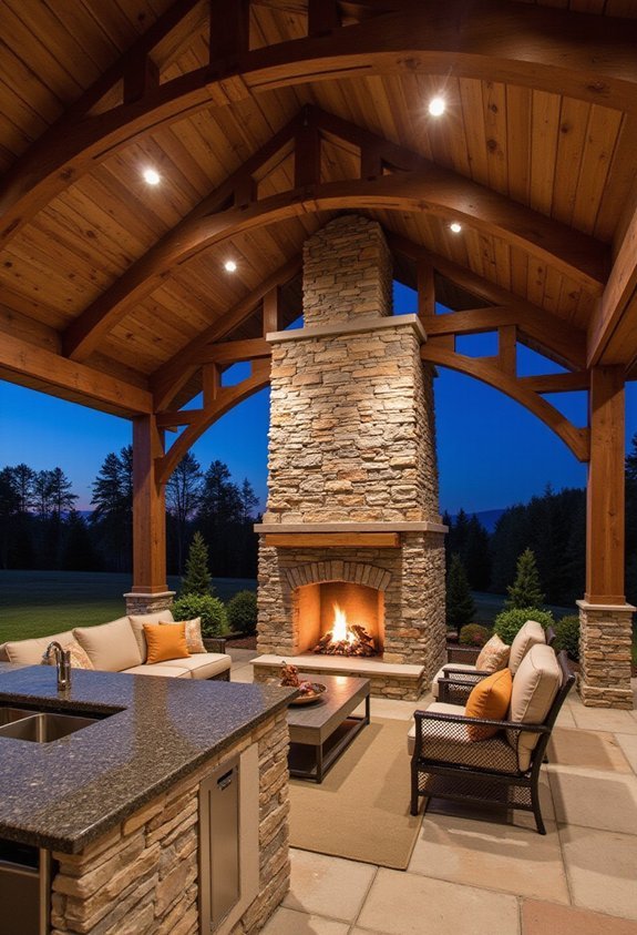 versatile outdoor entertaining gathering hub