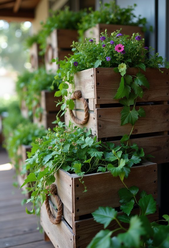 versatile rustic weathered raised garden beds