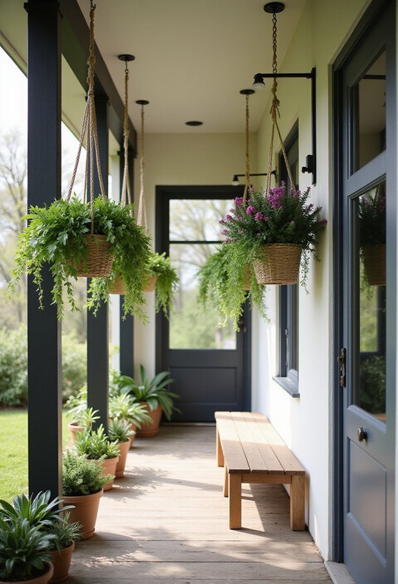 vertical visual interest layered seasonal displays