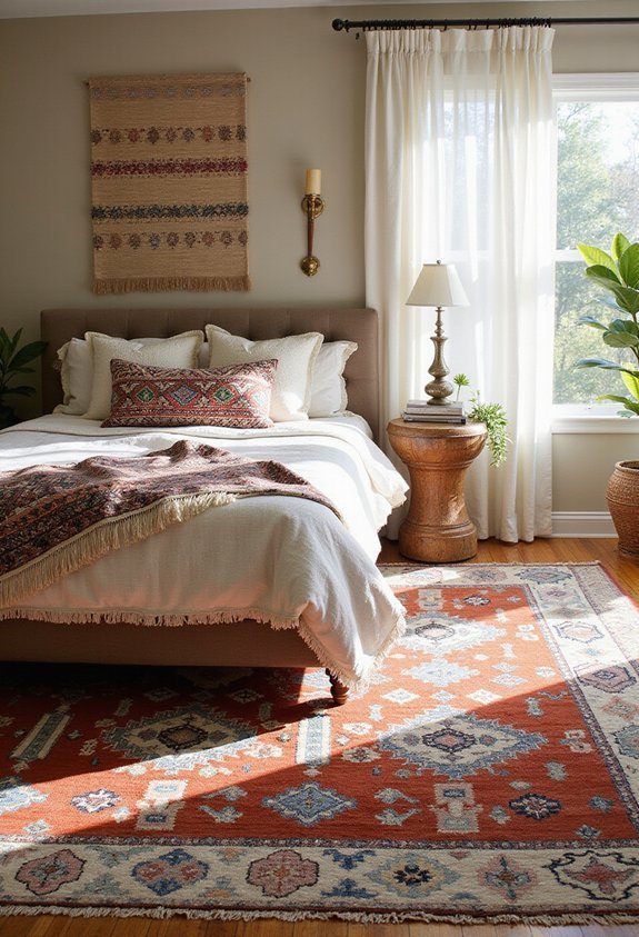 vibrant eclectic geometric bohemian