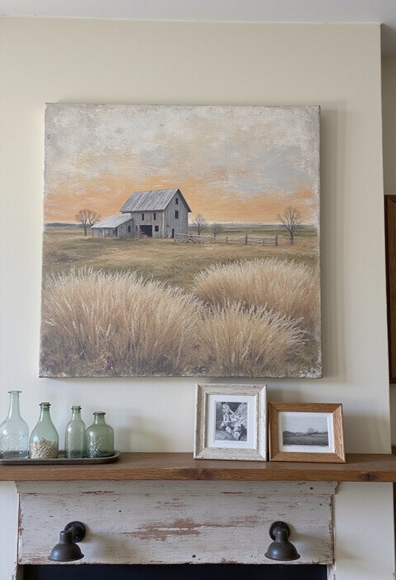 vintage farmhouse canvas wall art
