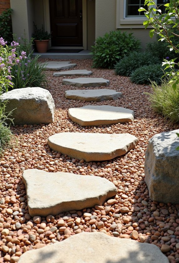 visually dynamic contrasting rock landscape